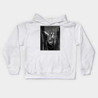 The Descent to Hell on Geryon's Back - Gustave Dore Kids Hoodie